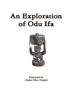 An Exploration of Odu Ifa
